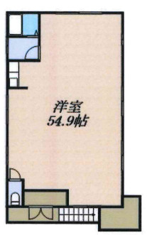 西中瀬1丁目貸店舗の間取り