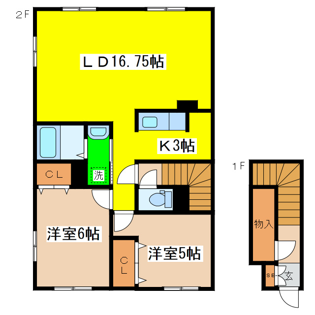 クレイトンアベニューの間取り