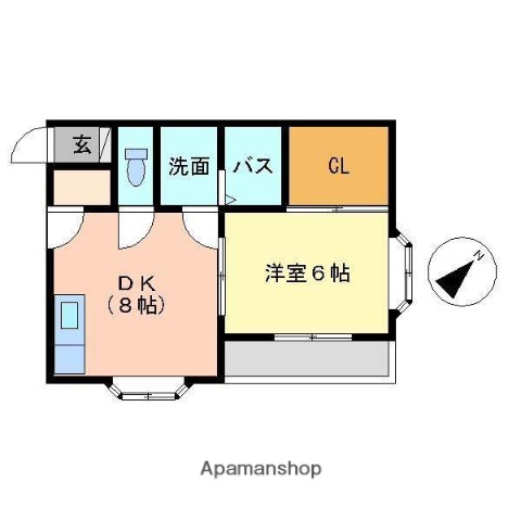 【間取り】 | バンベール清水Ⅰ