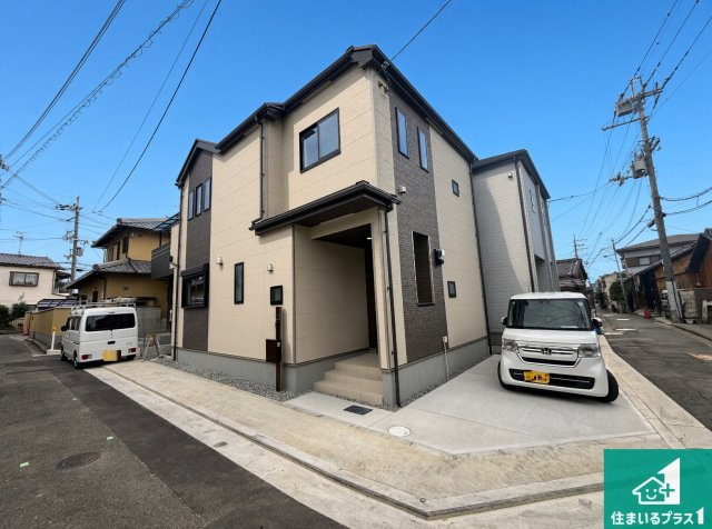 ♦堺市東区日置荘西町　新築一戸建ての外観|安心の10年保証！外観を美しく保ち、雨水で汚れを落とします！気になることがありましたら、お気軽にお問い合わせください！