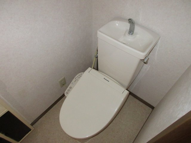 ナチュールB棟のトイレ