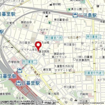 【地図】 | コンフォート日暮里 |  
