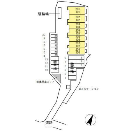 paisible palaisの区画図
