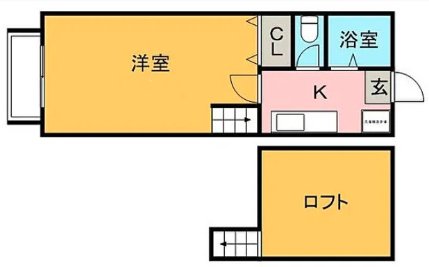 シャルダンベル【10.000円キャッシュバック対象物件】の間取り