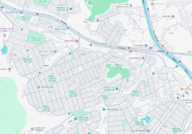 ●29(土)30(日)現地案内可能！　奈良市帝塚山　の地図