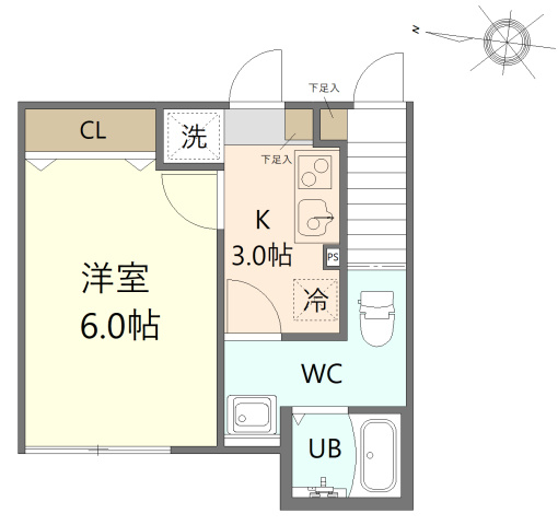 ルノン東陽の間取り