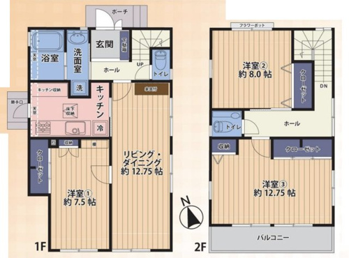 毛呂山町目白台2丁目　中古戸建の画像
