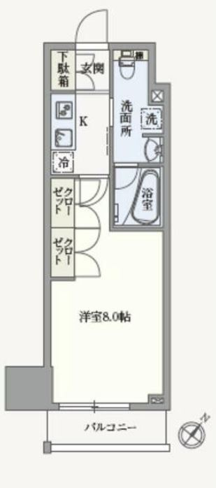 アジールコート汐浜キャナルの間取り