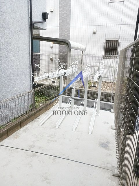 クレメントリバーのその他共用部分|駐輪スペースです。