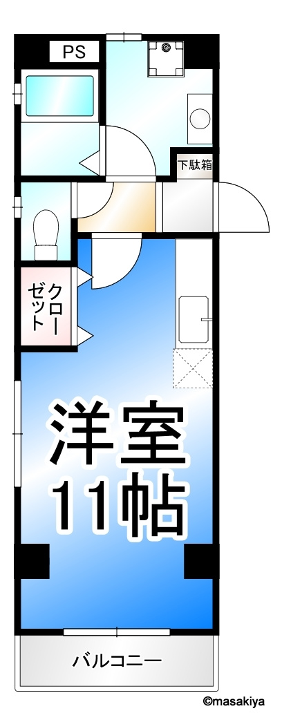 アドヴァンスＫの間取り