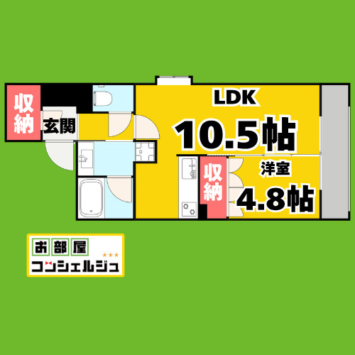 LaSante東桜の間取り