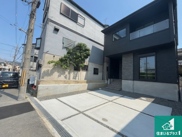 交野市私部　第1期　新築一戸建ての外観|お客様に長く安心して住んでいだだける事にこだわった家づくり！住んでからのアフターサービスにもしっかりと取り組んでいます！