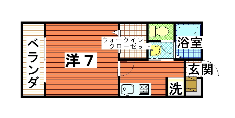 セジュールオッツ八戸ノ里の間取り