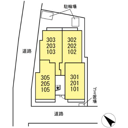 セレスティア新宿の区画図