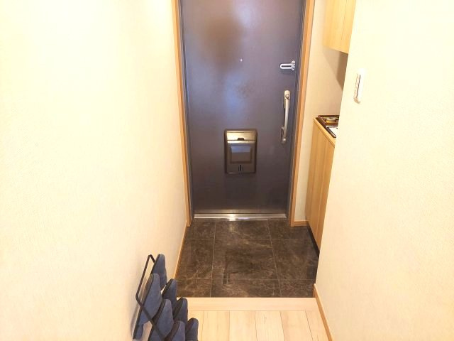 逆瀬川グリーンハイツA棟の玄関