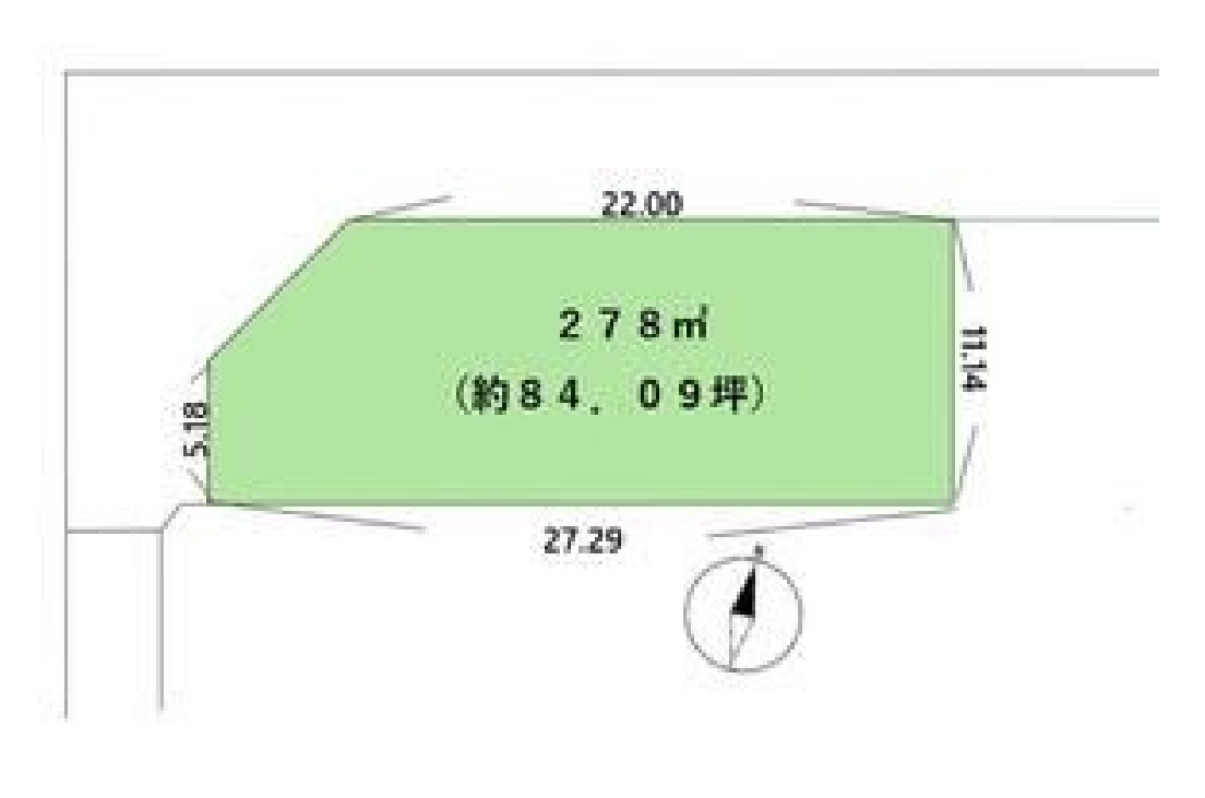 売地　栃木市岩舟町静の区画図