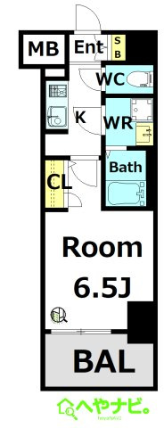 【間取り】 | S-RESIDENCE名駅北alesia(アレシア)