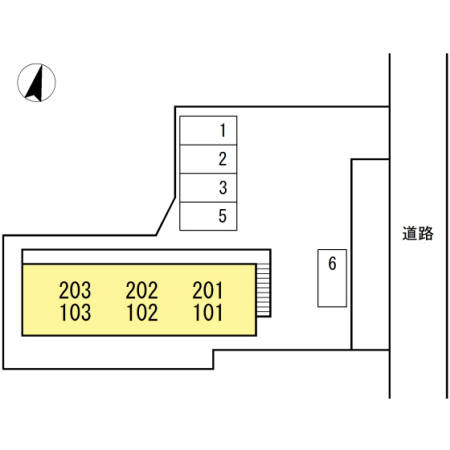 シルフィ越前町の区画図