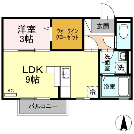 シルフィ越前町の間取り