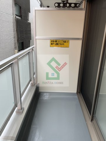 グレイス所沢のバルコニー