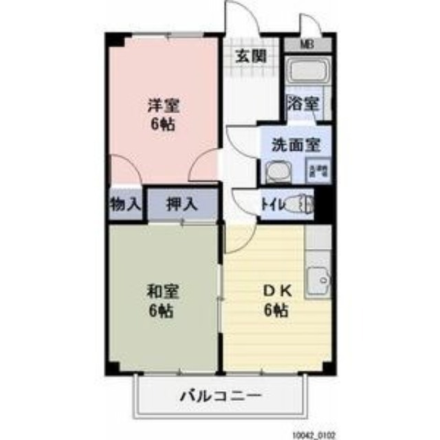 サープラスⅡ市川　A・Bの間取り