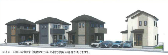 【外観パース】 | 明石市魚住町西岡1594（全4棟）B号棟