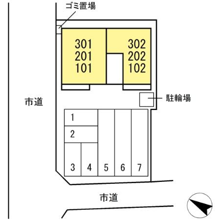 【区画図】 | D-resena大橋Ⅱ