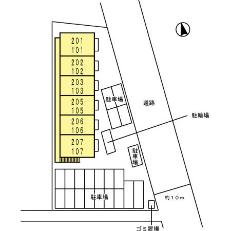 アンジュの区画図