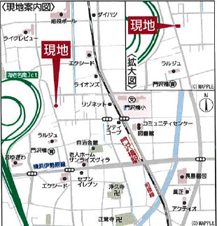 海老名市門沢橋第19の地図