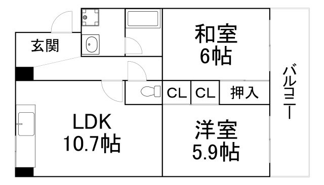 【間取り】 | グレイシァス上町台