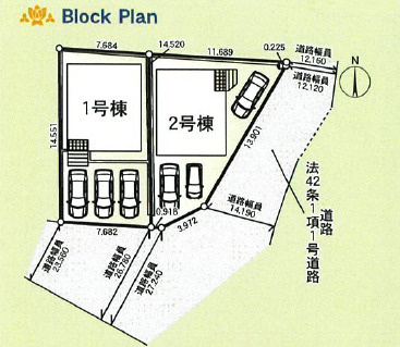 海老名市国分寺台第16の区画図