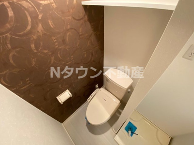 【トイレ】 | H&S黒川 | 落ち着いた色調のトイレです