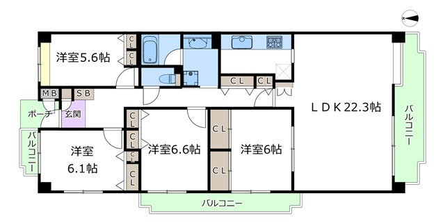 【間取り】 | ジオ緑地公園1番館 | エイブルにて取扱い可能な住宅ローンは、全部で10種類以上！お客様にピッタリの住宅ローンを当社のFPよりご案内させて頂きます。住宅ローンのご相談だけでも、お気軽にご相談下さいませ。