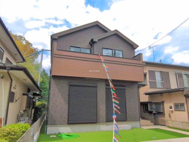 入間郡三芳町大字藤久保の新築一戸建の外観|広々とした三芳町自然の森レクリエーション公園まで徒歩2分！
子育て環境も良好です。