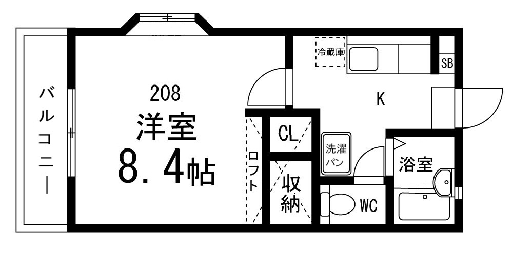 ティエラ泉の間取り