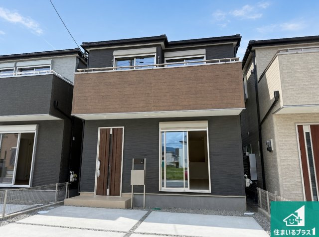 富田林市甲田　新築一戸建ての外観|お客様に長く安心して住んでいだだける事にこだわった家づくり！住んでからのアフターサービスにもしっかりと取り組んでいます！