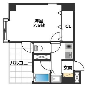 Kステーションプラザ姪浜の間取り