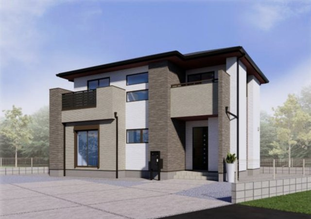 【完成予想図】 | 比企郡滑川町月輪大堀　新築戸建　全8区画　1号棟 | 1号棟