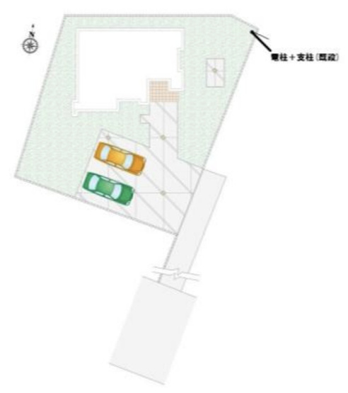 【区画図】 | 比企郡滑川町月輪大堀　新築戸建　全8区画　1号棟