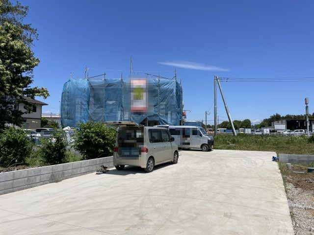 【前面道路含む現地写真】 | 比企郡滑川町月輪大堀　新築戸建　全8区画　1号棟 | 5/29撮影
