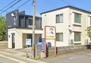 秋田市一棟アパートの外観