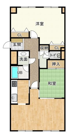 ライオンズマンション松陰町の間取り