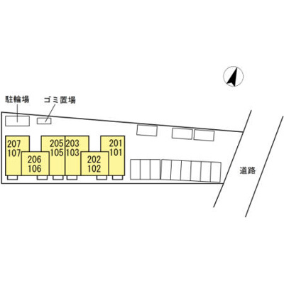 【区画図】 | ウィルコート小郡若草町