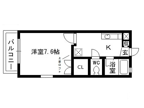 グランドールミユキの間取り