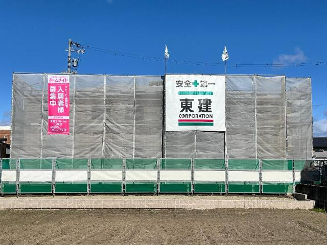 グリシナの外観|建築現場