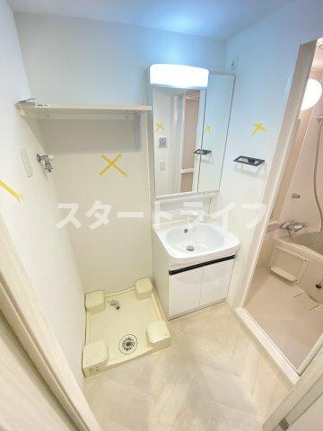 大阪市淀川区西中島１丁目の賃貸マンションの洗面所