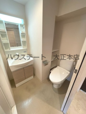 【洗面所】 | コーラルポワント難波WEST 仲介手数料無料