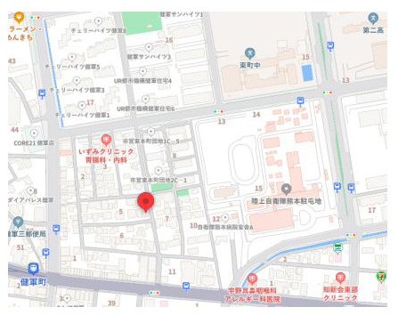 よかタウン／東区東本町１期／2号棟の地図