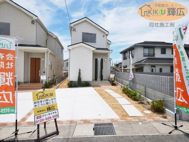 明石市魚住町西岡1594（全4棟）Ｄ号棟の外観|同社施工例です。