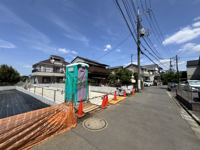 板橋区西台1丁目　制震装置×ロフト　省エネ住宅　全2棟の前面道路含む現地写真|2026年4月下旬撮影
